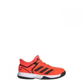 Image of adidas Adizero Club Tennis Shoes Kids - Solar Red / Core Black / Cloud