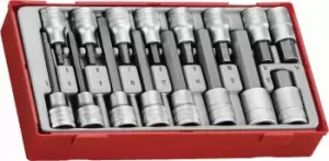 Image of Teng Tools TTHEX16 16 Piece - 1/2 Drive - Hex Set