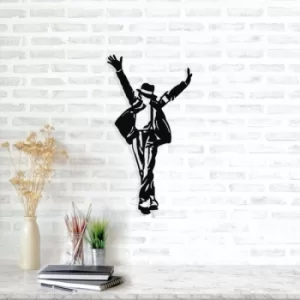 Image of Michael Jackson Black Decorative Metal Wall Accessory