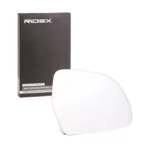Image of RIDEX Wing Mirror Glass 1914M0008 Side Mirror Glass,Mirror Glass AUDI,SKODA,A4 Avant (8K5, B8),A6 Avant (4F5, C6),A3 Schragheck (8P1)