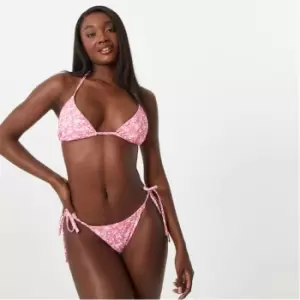 Image of Jack Wills Eco Triangle Bikini Top - Pink