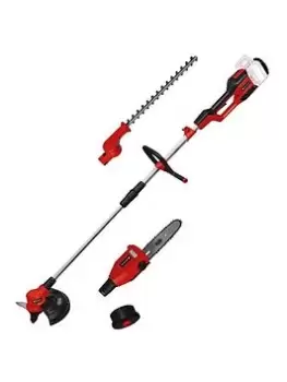 Image of Einhell Pxc Garden Expert High Reach Multi Tool (4-In-1) - Including 2 X 4.0Ah Batteries And 2 Chargers