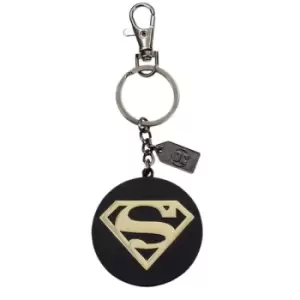 Image of Universo DC Superman Metal Logo Keyring