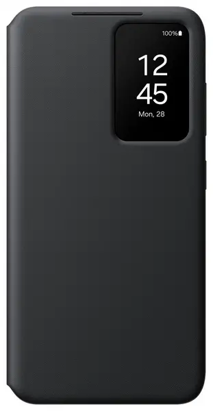 Image of Samsung S24 Smart View Wallet Folio Phone Case - Black