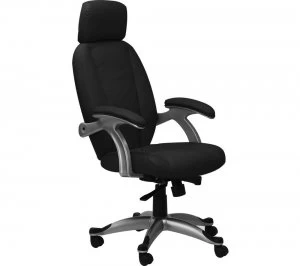 Image of Alphason Bentley AOC6355-L-BLK Leather Tilting Executive Chair