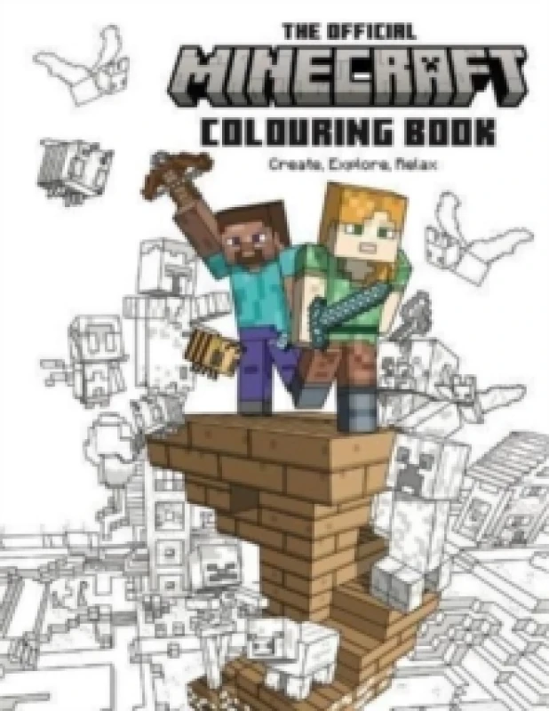 Image of The Official Minecraft Colouring Book Paperback / softback