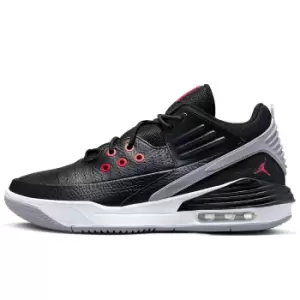 Image of jordan MAX AURA 5, BLACK/UNIVERSITY RED-WHITE-CEMENT GREY