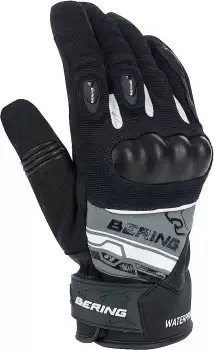 Image of Bering Morius Motorcycle Gloves, black-grey-white, Size S, black-grey-white, Size S