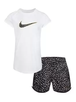 Image of Nike Younger Girls Animal Spot Aop, Black, Size 4-5 Years, Women
