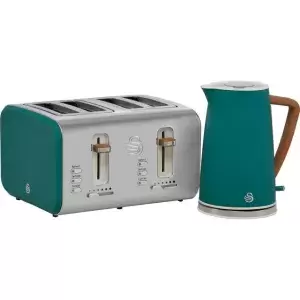 Image of Swan Nordic STP2091GREN Kettle And Toaster Set