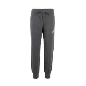 Image of nike kids CLUB FLEECE RIB CUFF PANTS, carbon heather