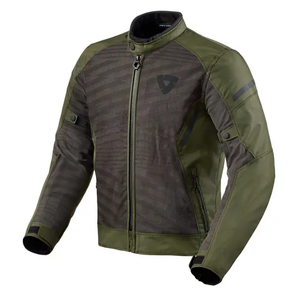 Image of REV'IT! Torque 2 H2O Jacket Black Dark Green Size S