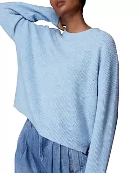 Image of Whistles Ribbed Crewneck Sweater