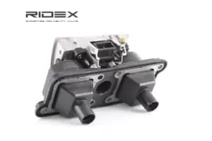 Image of RIDEX Ignition coil VW,AUDI 689C0217 058905101A,058905105A,058905101A Coil pack,Ignition coil pack,Engine coil,Engine coil pack 058905105A,058905101A