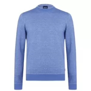Image of Boss Pai Crew Neck Sweater - Blue