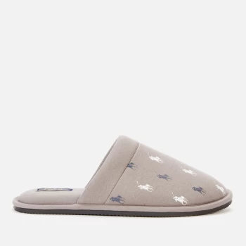 Image of Polo Ralph Lauren Mens Kollin Mule Slippers - Grey - UK 8