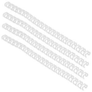 Image of GBC A4 9.5mm Binding Wire Elements 34 Loop 85 Sheet Capacity White Pack of 100