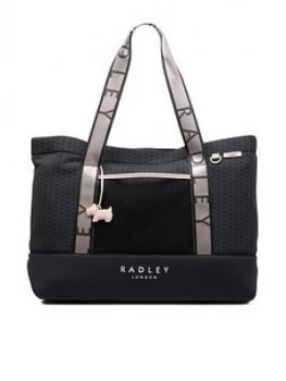 Image of Radley Crofters Way Large Open Top Tote Bag - Black