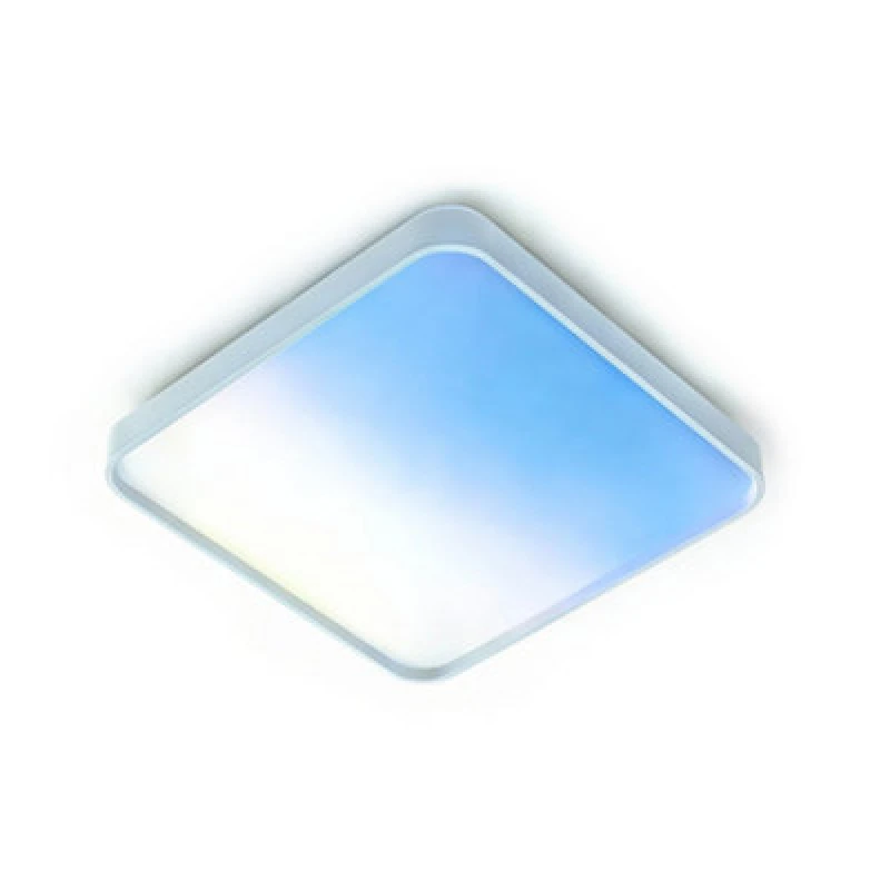 Image of Ener-J 24W Scenic Surface LED Ceiling Light Cct Rgbic Square 380mm White