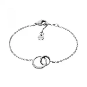 Image of Ladies Skagen Silver Plated Elin Bracelet