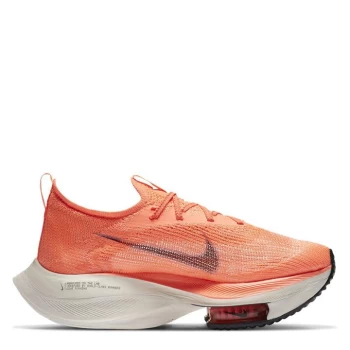 Image of Nike Air Zoom Alphafly NEXT% Ladies Running Shoes - Bright Mango