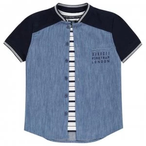 Image of Firetrap 2 Piece Shirt Junior Boys - Chambray
