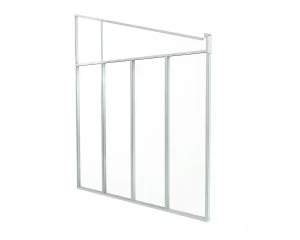 Image of Palram Sierra 3m Patio Cover Side - White