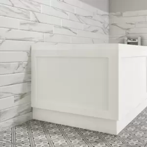 Image of 700mm Matt White Bath End Panel - Baxenden