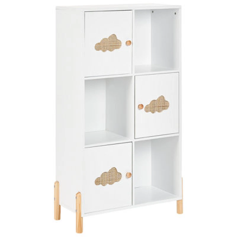 Image of Beliani Shelving Unit Cloudy 111cm White