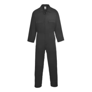 Image of Portwest S998 Euro Cotton Boilersuit Black Medium 31"
