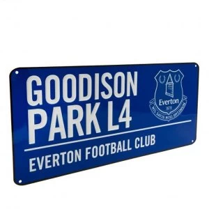 Image of Everton FC Blue Street Sign