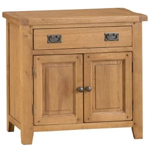 Image of Robert Dyas Stockbridge Ready Assembled 1-Drawer 2-Door Oak Sideboard