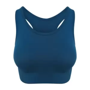 Image of AWDis Womens/Ladies Cool Seamless Crop Top (M) (Ink Blue)