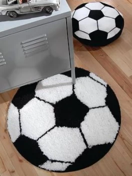Image of Catherine Lansfield Football Rug, Multi