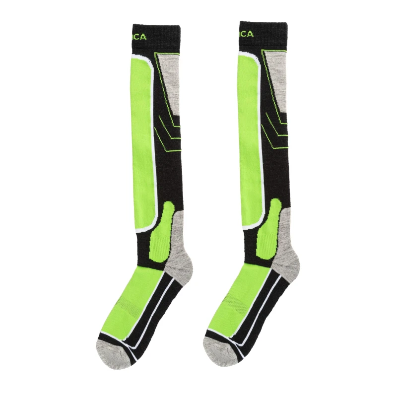 Image of Nevica Meribel Ski Sock 2Pk Mens - Green Green 7 - 11