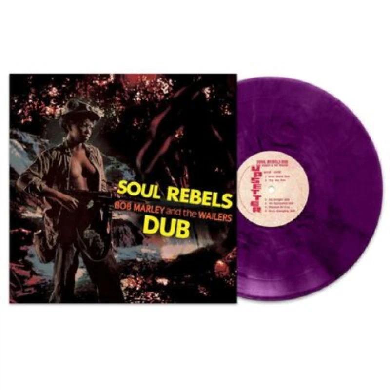 Image of Bob Marley Bob Marley Soul Rebels Dub - Limited Edition Purple Vinyl LP in Black One Size Unisex 0889466328510