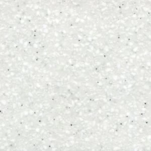 Image of 34mm Nordic White Stone effect Round edge Earthstone Breakfast bar L1.8m D970mm