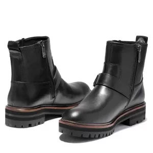 Image of Timberland London Square Biker Boot - Black, Size 3, Women