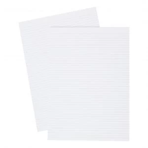 Image of Office A4 Memo Pad Narrow Ruled 80 Pages White 942571