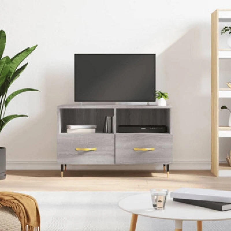 Image of VIDAXL TV Cabinet Grey Sonoma 80x36x50cm Engineered Wood Vidaxl 8720845426231