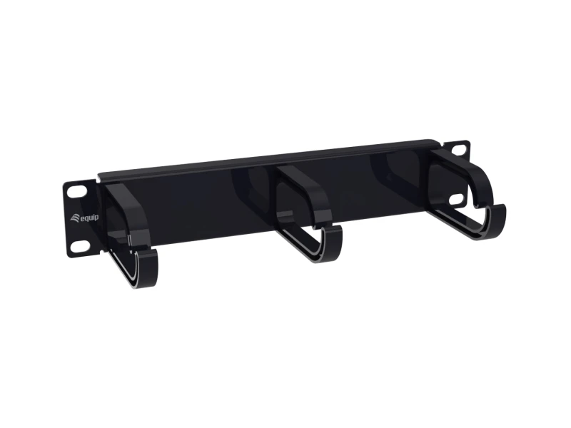 Image of Equip 10" Cable Management Panel. 1U. Black