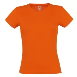 Image of SOLS Womens/Ladies Miss Short Sleeve T-Shirt (XL) (Orange)