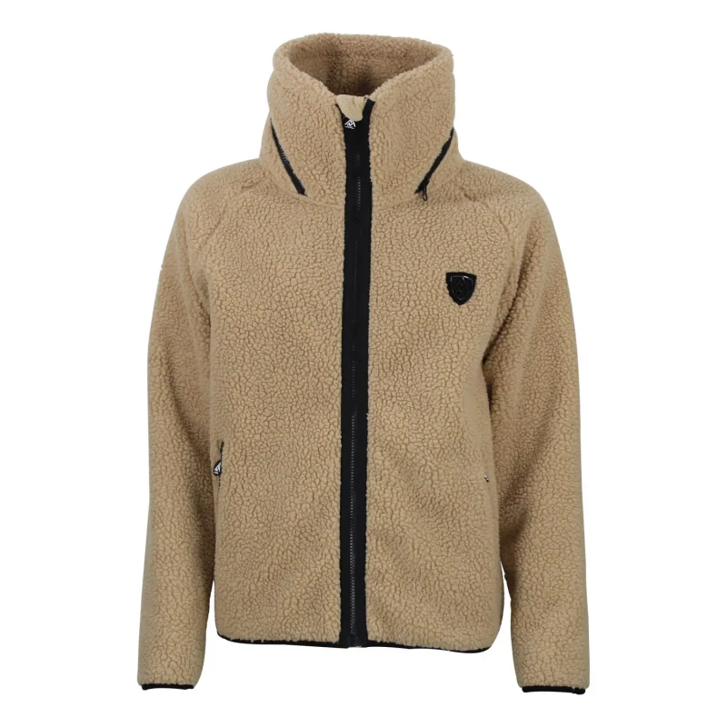 Image of Womens hooded fleece Peak Mountain Amay Marron Female 2XL