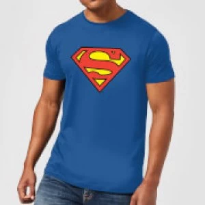 Image of DC Originals Official Superman Shield Mens T-Shirt - Royal Blue - M