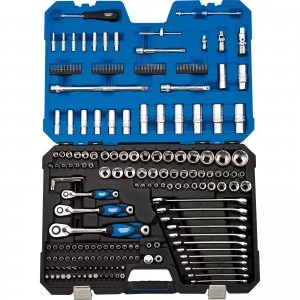 Image of Draper 214 Piece Combination Drive Bit, Socket and Spanner Set Combination