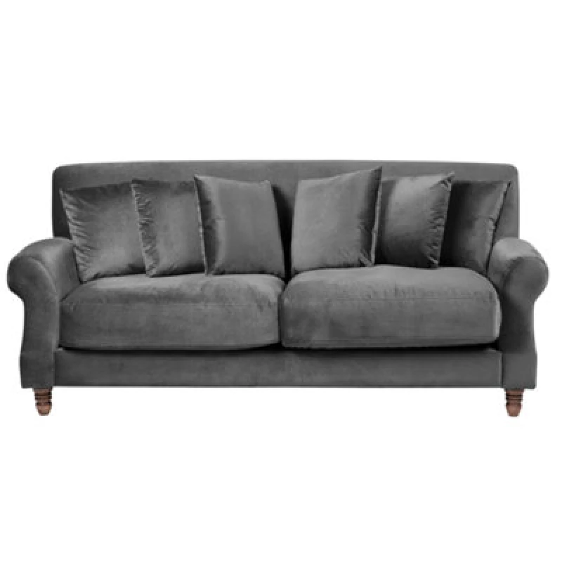 Image of Beliani Sofa 2 Seater Eike Velvet Grey