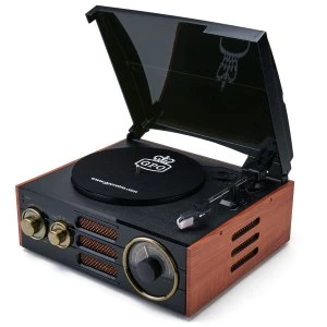 Image of GPO Retro Empire Belt-drive Audio Turntable