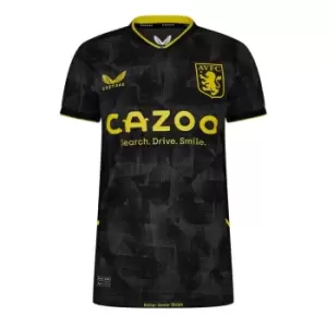 Image of Castore Villa FC Replica Third T-Shirt 2022 2023 Ladies - Black