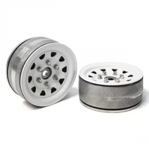 Image of Gmade 1.9 Sr04 Beadlock Wheels (Gloss White) (2)
