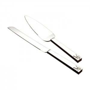 Image of Wedgwood Love knots cake and trowel set